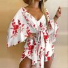 2023 New Summer Beach Elegant Women Dresses Sexy V Neck (11)