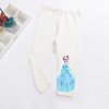 2019 Children Girls Leggings Summer Calf Length Pants Cartoon 3D Anna Elsa Girls Pants Children Trousers F