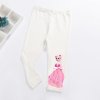 2019 Children Girls Leggings Summer Calf Length Pants Cartoon 3D Anna Elsa Girls Pants Children Trousers G