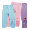 2019 Children Girls Leggings Summer Calf Length Pants Cartoon 3D Anna Elsa Girls Pants Children Trousers 1
