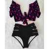 High Waist Ruffled Sexy Bikini Set 2022 Flounce Biquini Swimwear Women Two Pieces Swimsuit Floral Beach (17) kopie
