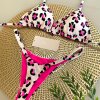 QINJOYER Swimwear Women Cute Heart Print Brazilian