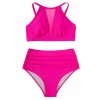 High Waist Bikini 2023 Swimsuit Women Beachwear Black Me (14)