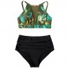 High Waist Bikini 2023 Swimsuit Women Beachwear Black Me (11)