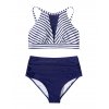 High Waist Bikini 2023 Swimsuit Women Beachwear Black Me (47)