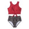 High Waist Bikini 2023 Swimsuit Women Beachwear Black Me (45)