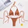 Para Praia Sexy Heart Bikini Swimsuit Women s Sexy Micro Cross Swimwear Female Bandage Thong Bikinis. (1)