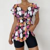 Summer Plus Size Swimwear Female Large Swimsuits Tankini Sets Beach Wear Two Piece Bath (6)