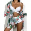 Three Pieces Bikini Set Cover Up Women 2023 New P (5)