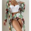 Three Pieces Bikini Set Cover Up Women 2023 New P (3)