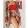 Three Pieces Bikini Set Cover Up Women 2023 New P (4)