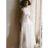 Embroidery Hollow Out Midi Dress Women Fashion Ruili White Ele