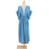 Para Praia 10 Colors Kimono 2023 Bikini Cover Ups Solid Draws (1)