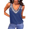 Summer Top Chiffon White T Shirt Fashion V neck Spaghetti Strap Sleeveless Tops Tshirts Casual Loose.jpg 640x640 (3)