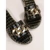 Fashion Sexy Chain Lock Solid Color Plus Size 2022 Summer New Style Roman Style Flat Outdoor (1)