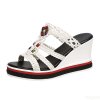 2022 Fashion Flip Flops Women Shoes beads Slippers Platform Summer Shoes Open Toe W (2)