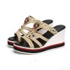 2022 Fashion Flip Flops Women Shoes beads Slippers Platform Summer Shoes Open Toe W (4)