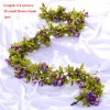 Hot 2M Wisteria Artificial Flower Vine Wreath Wedding Arch Decoration Fake Plant Leaf Rattan Trailing Fake.jpg 640x640 (9)