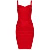 INDRESSME 2019 Bandage Dress Sexy Mini Spaghetti Strap Bodycon Strapless Club Party Summer Lady Dresses Femme Red