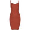 INDRESSME 2019 Bandage Dress Sexy Mini Spaghetti Strap Bodycon Strapless Club Party Summer Lady Dresses Femme Bronze