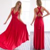 Sexy Women Multiway Wrap Convertible Boho Maxi Club Red Dress Bandage Long Dress Party Bridesmaids Infinity color 2