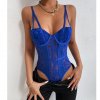 Sexy V Neck Backless Bodysuits Solid White Lace Body Feminino Short Sleeve Streetwear Club Slim Jumpsuit.jpg 640x640 (3)