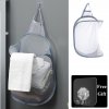 Folding Laundry Basket Organizer for Dirty Clothes Bathroom Clothes Mesh Storage Bag Household Wall Hanging Basket.jpg 640x640 (1)
