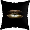 45 45CM Modern Living Room Black Gold African Lady Woman Style Look Art Deco Sofa Pillowcase.jpg 640x640 (21)
