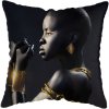 45 45CM Modern Living Room Black Gold African Lady Woman Style Look Art Deco Sofa Pillowcase.jpg 640x640 (5)