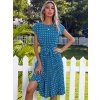 JIM NORA Women Beach Sundress Short Sleeve Polka Dot Print Vestido A line Floral Elegant High.jpg 220x220.jpg (2)