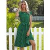JIM NORA Women Beach Sundress Short Sleeve Polka Dot Print Vestido A line Floral Elegant High.jpg 220x220.jpg