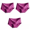 3Pcs Set Seamless Ice Silk Panties For Women Intimate Comfort Briefs Large Size Mid waist M.jpg 640x640 (11)