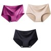 3Pcs Set Seamless Ice Silk Panties For Women Intimate Comfort Briefs Large Size Mid waist M.jpg 640x640 (22)