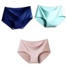 3Pcs Set Seamless Ice Silk Panties For Women Intimate Comfort Briefs Large Size Mid waist M.jpg 640x640 (14)