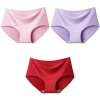 3Pcs Set Seamless Ice Silk Panties For Women Intimate Comfort Briefs Large Size Mid waist M.jpg 640x640 (17)