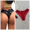 Women Sexy Lace Panties Female Thongs Low Waist Underwear String Lingerie Breathable Temptation Embroidered Intimates Bow.jpg 640x640 (5)