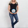 Summer Funny Cartoon Print Maternity Pink Clothing Plus Size Short Sleeve Pregnant T Shirt Tops Women.jpg 640x640 (5)