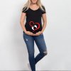 Summer Funny Cartoon Print Maternity Pink Clothing Plus Size Short Sleeve Pregnant T Shirt Tops Women.jpg 640x640 (7)