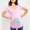 Summer Funny Cartoon Print Maternity Pink Clothing Plus Size Short Sleeve Pregnant T Shirt Tops Women.jpg 640x640 (4)