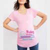 Summer Funny Cartoon Print Maternity Pink Clothing Plus Size Short Sleeve Pregnant T Shirt Tops Women.jpg 640x640 (8)