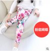 New Style Spring Autumn Children Leggings Flower Butterfly girls pants kids legging Black