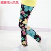 New Style Spring Autumn Children Leggings Flower Butterfly girls pants kids legging Ivory