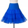 Tutu Skirt swing Rockabilly Petticoat Underskirt fluffy pettiskirt for Wedding Bridal Vintage 50s Audrey hepburn Women 1