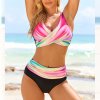 2023 New Women s High Waist Swimsuit New Design Printing Swimsuit Two Piece Set Bikini Set.jpg 640x640 (13)