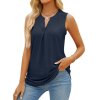 Casual Summer Hollow Out V Neck Sleeveless Blouses for Women Fashion 2023 Elegant Loose Tank Tops.jpg 640x640 (7)
