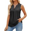 Casual Summer Hollow Out V Neck Sleeveless Blouses for Women Fashion 2023 Elegant Loose Tank Tops.jpg 640x640 (8)