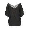 Women Lace Crochet Hollow Out Loose T shirts Summer Female Round Collar Short Sleeve Tee Tops.jpg 640x640