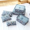6pcs Travel Storage Organizer Bags Portable Travel Suitcase Organizer Bags For Women Clothes Shoes Makeup Bag (2)