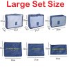 6pcs Travel Storage Organizer Bags Portable Travel Suitcase Organizer Bags For Women Clothes Shoes Makeup Bag (1)