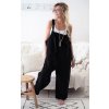 Rompers 2020 New Brand Women Casual Loose Cotton Linen Solid Pockets Jumpsuit Overalls Wide Leg Cropped.jpg 640x640 (3)